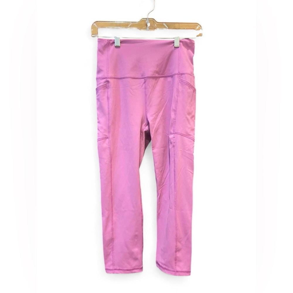 RBX Pink High-Waisted Cropped Leggings Size M